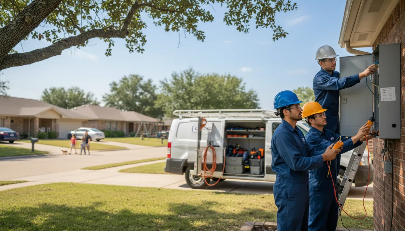 Certified electrician providing emergency electrical services in Sturdivant, MO